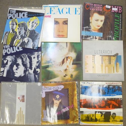 736 - 1980s new wave and pop LP records