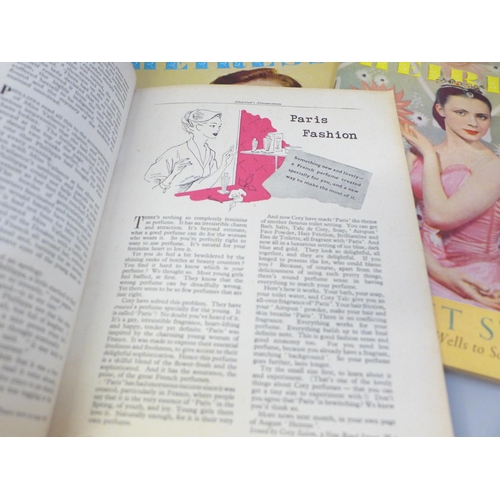 769 - A collection of approximately 40 monthly post-war Heiress magazines from late 1940s to early 1950s, ... 