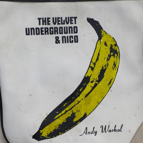 779 - Pop music; an original vintage 1970s Velvet Underground and Nico LP cover Andy Warhol designed handb... 