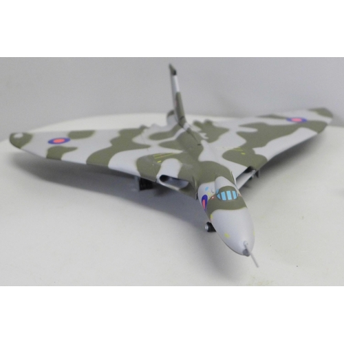 787 - Three Corgi Military Air Power The Aviation Archive model aircraft including Avro Vulcan B2 XM607