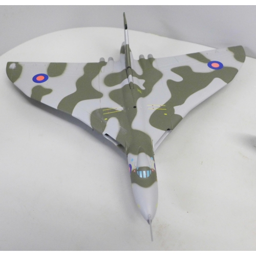 787 - Three Corgi Military Air Power The Aviation Archive model aircraft including Avro Vulcan B2 XM607