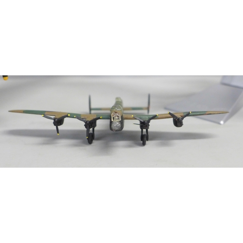 788 - Three model aircraft; Douglas C-47 Skytrain, Fairey Swordfish MK1 and Lancaster MK1