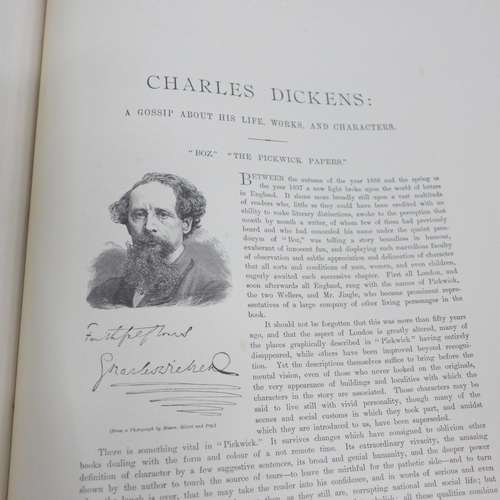 795 - Charles Dickens, A Gossip about his Life, Works and Characters, six volumes