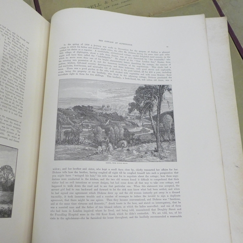 795 - Charles Dickens, A Gossip about his Life, Works and Characters, six volumes