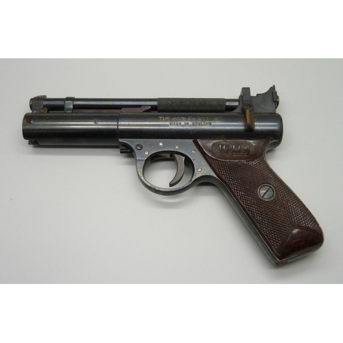 859 - A Webley Premier air pistol, .22, boxed