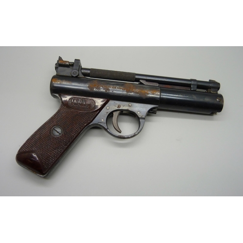 859 - A Webley Premier air pistol, .22, boxed