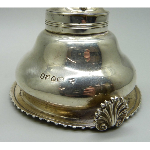 867 - A William IV silver wine funnel, London 1833, 91g