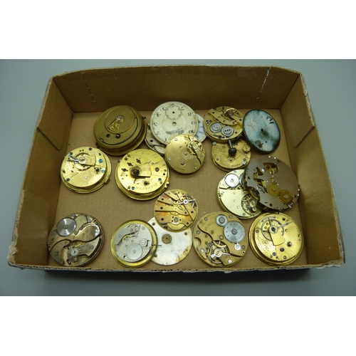 939 - Pocket watch movements