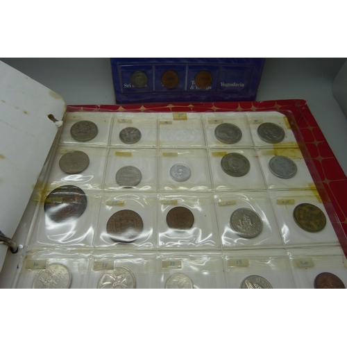 949 - A collection of coins, assorted countries