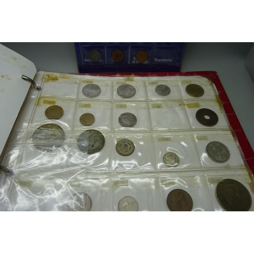 949 - A collection of coins, assorted countries