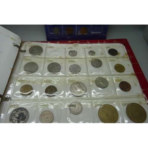 949 - A collection of coins, assorted countries