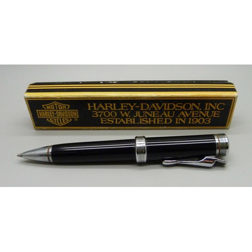 936A - A Harley-Davidson ballpoint pen, boxed