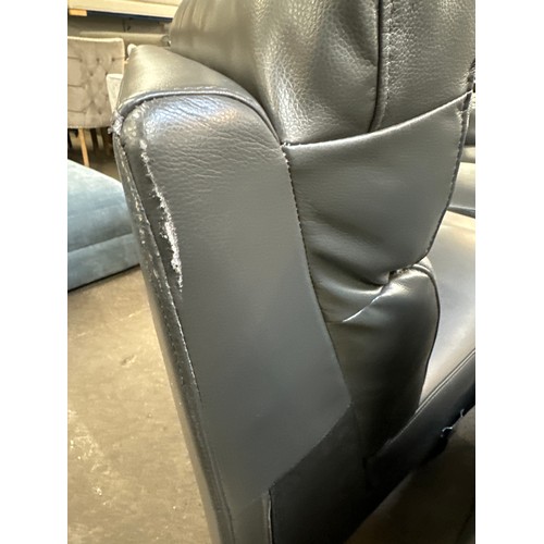 1499 - Grace Grey Leather Corner Power Recliner, original RRP £1583.33 + VAT (4195-35) * This lot is subjec... 