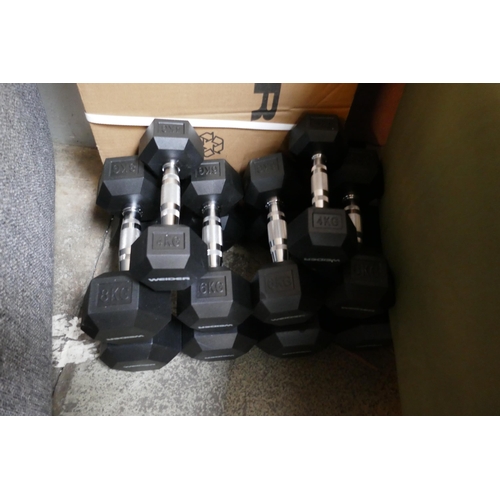 1539 - Weider dumbbell Kit with Rack, original RRP £316.66 + VAT (4195-20) * This lot is subject to VAT