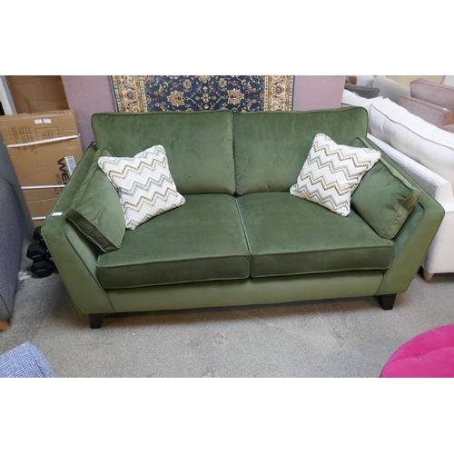 1540 - A Vincent plush vine two seater sofa RRP £1035