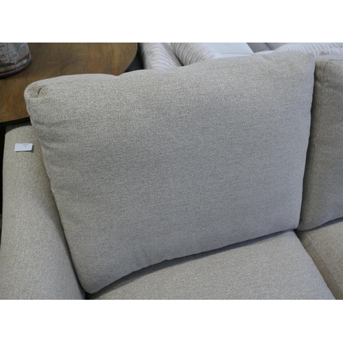 1549 - A Hattie Minco natural RHF corner sofa