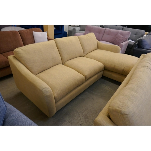 1553 - A Hattie Oslo ochre RHF corner chaise