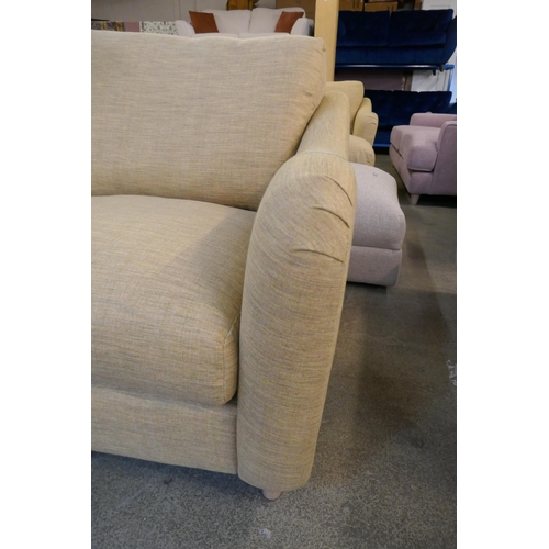 1555 - A Hattie Oslo ochre two seater sofa