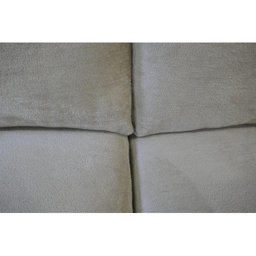 1561 - An Aspen Cecconi ivory four seater split sofa