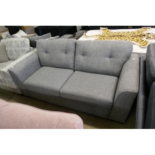 1582 - A Briggs Sparr grey three seater sofa