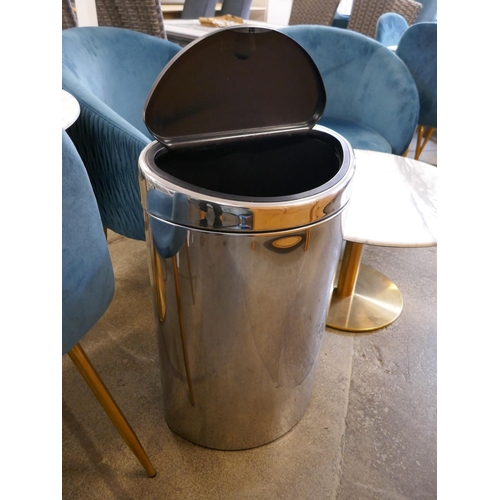 1635 - A stainless steel kitchen bin