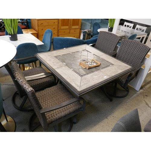 1657 - Sunvilla Drexel 5Pc Woven Dining Set, original RRP £833.33 + VAT (4195-37) * This lot is subject to ... 