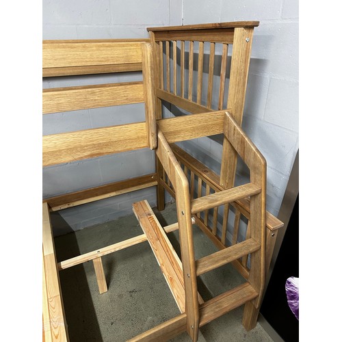 1642 - Pine bunk beds - boxed, self assembly* this lot is subject to VAT