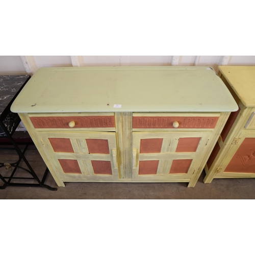 217 - Two painted sideboards