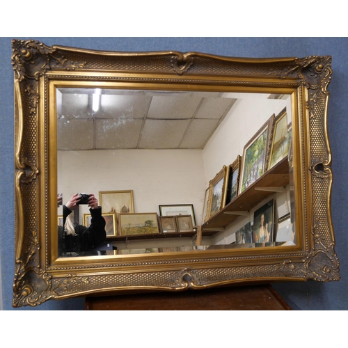 339 - A large Victorian style gilt framed mirror