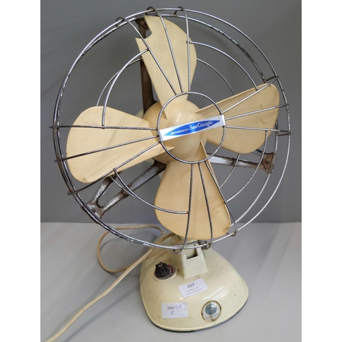 347 - A San Giorgio desk fan