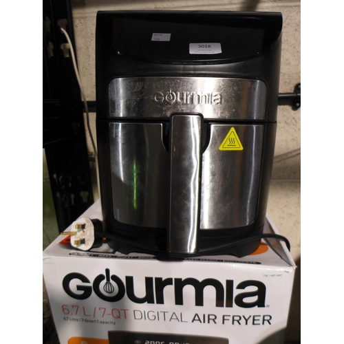3018 - Gourmia Air Fryer 7Qt  (314-118) *This lot is subject to vat