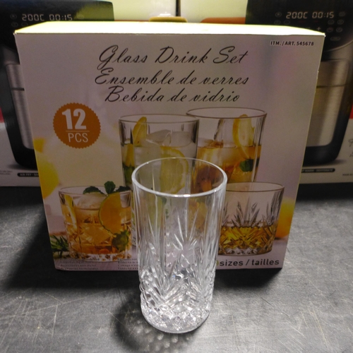 3059 - Glass Drinkware Set (314-397) *This lot is subject to vat