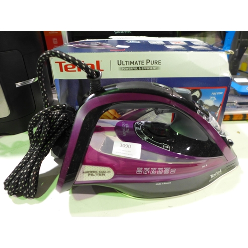 3090 - Tefal Ultimate Pure Steam Iron  (314-369) *This lot is subject to vat