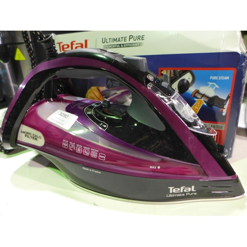 3090 - Tefal Ultimate Pure Steam Iron  (314-369) *This lot is subject to vat