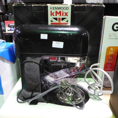 3096 - Kenwood Black Kmix Standmixer Model: BKMX750AB, original RRP  £199.99 + vat (314-373) *This lot is s... 