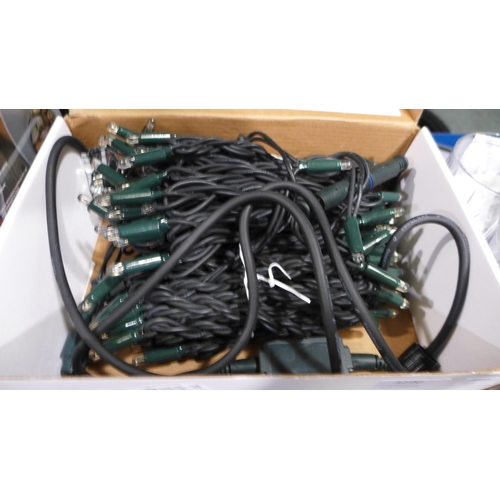 3290 - Led White String Lights    (313-453)   * This lot is subject to vat