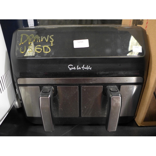 3294 - Sur La Table Double Air Fryer    (313-448)   * This lot is subject to vat