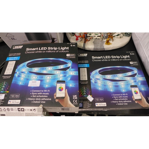 3309 - Two Feit Smart Led Strip Lights       (313-60,61)   * This lot is subject to vat