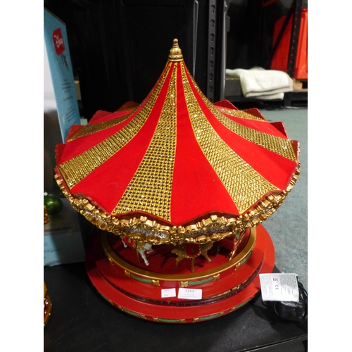 3313 - Christmas Carousel - Damaged, original RRP  £149.99 + vat (314-313) *This lot is subject to vat