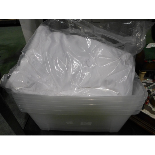 3325 - Iris 15L Storage Box, 800Tc Egyptian Superking Bedding, original RRP  £99.99 + vat  (314-264,293) *T... 