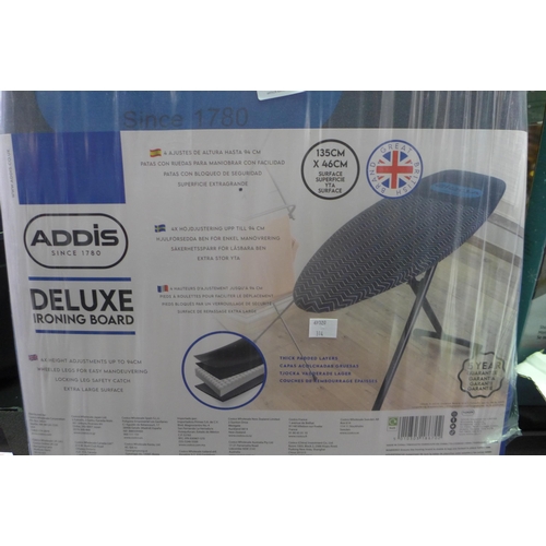 3351 - Addis Deluxe Ironing Board (314-342) *This lot is subject to vat