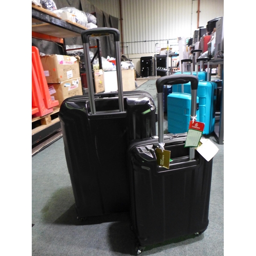 3356 - Samsonite Endure 2Pc Black Hardside Luggage Set, original RRP  £119.99 + vat (314-41) *This lot is s... 