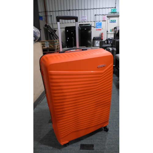 3362 - American Tourister Jetdriver Large 79Cm  4 Wheel Spinner Case - Orange (314-359) *This lot is subjec... 