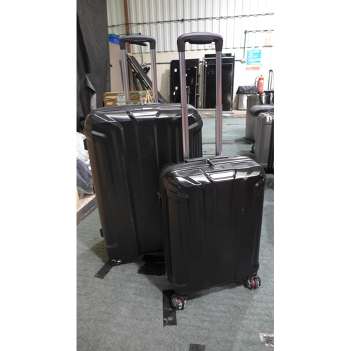 3363 - Samsonite Endure 2Pc  Black Hardside Luggage Set, original RRP  £119.99 + vat (314-309) *This lot is... 