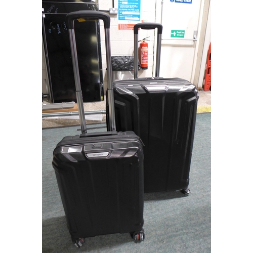 3368 - Samsonite Endure 2Pc Black Hardside Luggage Set, Original RRP £119.99 + vat      (313-464)   * This ... 