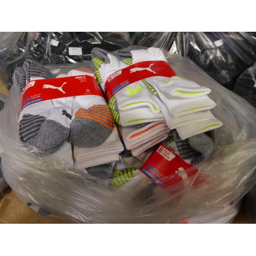 3377 - Quantity of men's Puma socks - UK size 9-11 * this lot is subject to VAT