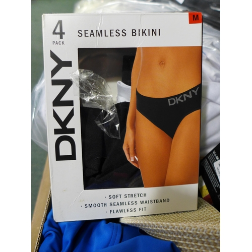 3383 - Assorted women's underwear and swimwear including DKNY and Elle  - mixed colours/sizes, etc. * this ... 