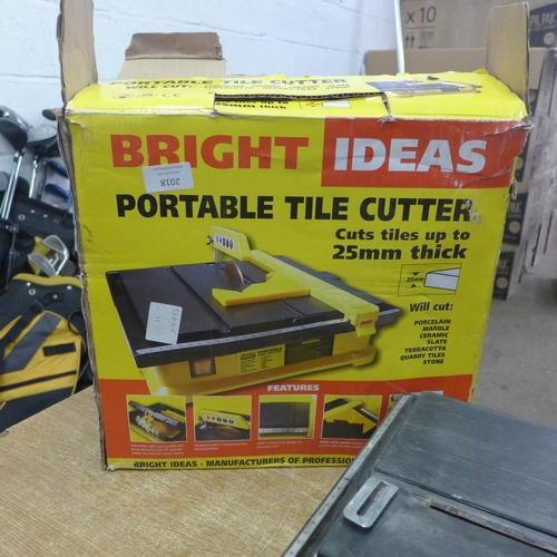 2018 - A Bright Ideas 25mm portable tile cutter