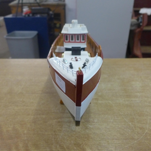 2117 - A Model sailing boat