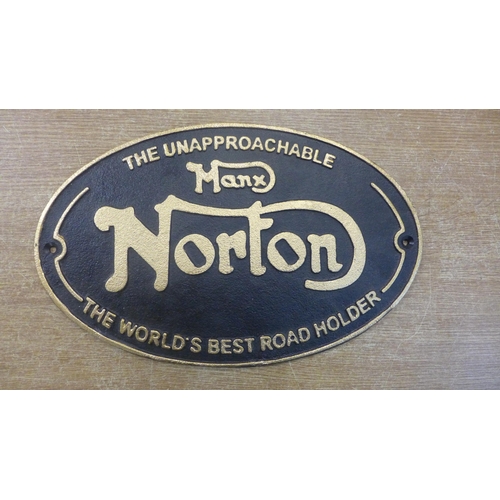 2126 - A Norton plaque